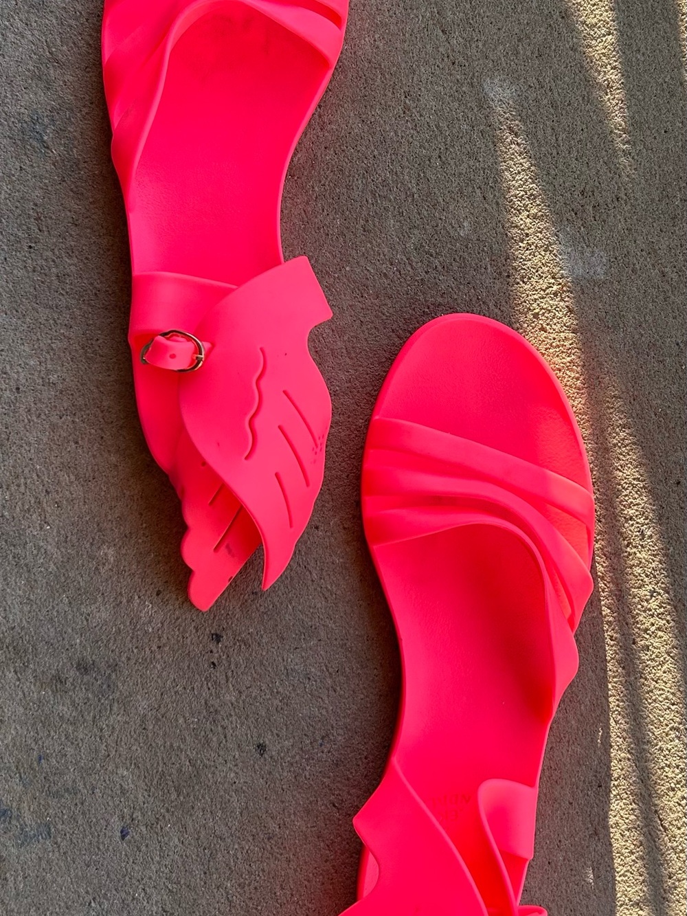 Sandals Ancient Greek Pink Strappy Jelly Sandals for Women 41 /10/10.5 - Picture 4 of 9